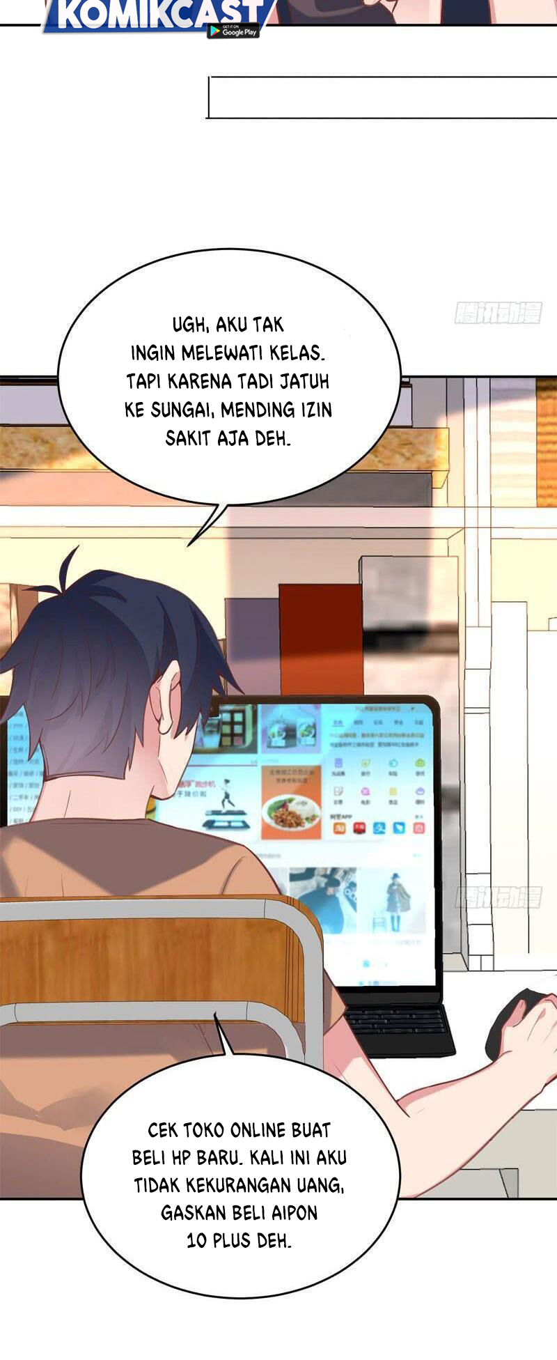 Carrying The Goddess Along Chapter 54 Bahasa Indonesia